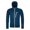 ORTOVOX Pánska mikina FLEECE GRID HOODY deep ocean - modrá Veľkosť: L