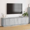 zahrada-XL TV stolík s LED Sivý dub sonoma 180 x 38 x 49 cm 3376149