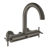 GROHE ATRIO 150 Vaňová batéria nástenná, Kartáčovaný Hard Grafit 25010AL3 GRO 25010AL3