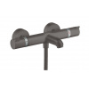 Hansgrohe 13114340 Ecostat Comfort termostatická vaňová batéria na stenu kartáč.čierny chr HG 13114340