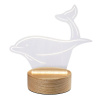 Akali Dekoračné svietidlo delfín, teplá biela, 2 W, 76002