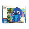 3D KOCKY VEĽKÁ FIGÚRKA STITCH MODRÁ SADA KOCKOV 3454 DIELOV