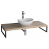 AQUALINE VEGA deska pod umyvadlo 145x45cm, dub platin VG750