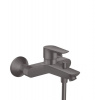 HansGrohe Talis E - Vaňová batéria, kefovaný čierny chróm 71740340
