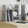Organizér na stôl, betónový 34,5x15,5x35,5 cm, kompozitné drevo-ForU-848055