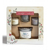 Yankee Candle Snow Globe Wonderland darčeková sada tumbler malý + votívna sviečka v skle 3 x 37 g