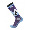 Snb & Ski Ponožky Leeway Purple Mountains Meatfly|L