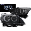 BMW E60 / E61 03-04 - predné čierna svetlá s ANGEL EYES CCFL pre xenon