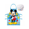 Kids Euroswan Detská zástera s kuchárskou čiapkou Mickey Mouse