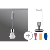 PAULMANN URail 2Easy závěsná sada chrom matný bez zdroje, max. 20W E27 95436
