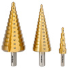 Proline Stupňovité vrtáky na kov HSS cín 3 ks (4, 4,6 mm) prolín