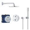 Grohe Grohtherm - Sprchová súprava Rainshower Cosmopolitan 210 s termostatom pod omietku, chróm 34732000