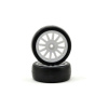 Traxxas Traxxas kolo, disk 12-spoke bílý, pneu slick (2)