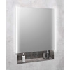 Sapho INTEGRA zápustná galérka s LED osvetlením, 65x70cm, ľavá/pravá IN065