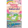 Vybarvuj a Vystřihni: Jednorožci (růžová) - SUN