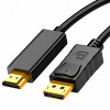 KABEL DISPLAYPORT DO HDMI 2.0 1,8M DP ADAP 4K/60Hz
