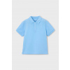 Detská bavlnená polokošeľa Mayoral 150.5A.Mini.PPY2 modrá 134