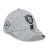 Las Vegas Raiders - 2024 Sideline Gray 39Thirty NFL Šiltovka L/XL