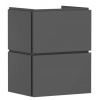 Hansgrohe Xilesa E Umývadlová skrinka, 62x48x38 cm, 2 zásuvky, matná sivá 54290760-HG