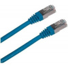 Datacom, CAT5E, FTP, 1 m, modrý 15813