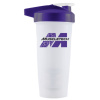 MuscleTech Šejker biela-fialová