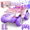 DEERC RC Auto s LED svetlami, hmlovým efektom a zvukmi – terénny monster truck pre deti