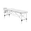 physa Masážne lehátko - skladacie - 185 x 60 x 59 cm - 180 kg - Biela PHYSA BORDEAUX WHITE