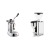 La Pavoni Stradivari Professional Lusso + Rocket Espresso GIANNINO, chrome/black
