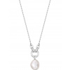 ANIA HAIE N043-03H Pearl Power Ladies Necklace, adjustable