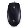 Logitech B100/Kancelárska/Optická/800 DPI/Drôtová USB/Čierna 910-003357