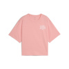 Dámske Tričko s krátkym rukávom PUMA PUMA CLASS RELAXED CROP TEE 68503018 – Ružová