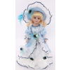 Porcelánová bábika - Porcelánová bábika v krásne šaty, nové, 30 cm (Porcelánová bábika - Porcelánová bábika v krásne šaty, nové, 30 cm)