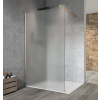 Gelco, VARIO GOLD MATT jednodielna sprchová zástena na inštaláciu k stene, matné sklo, 1100 mm, GX1411-01