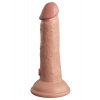 King Cock Elite 6 realistický dildo s prísavkou 15 cm prírodný