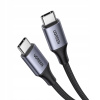 Kábel Ugreen USB typ C - USB typ C 1 m sivý