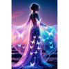 Diamantový obraz Šaty s motýľmi