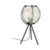 Stolová lampa Eglo 44008 WAVERTON E27 40 W čierna/biela