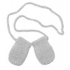 BABY NELLYS Zimné pletené dojčenské rukavičky - sv. šedé Baby Nellys 8596309003306
