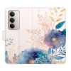 Flip pouzdro iSaprio - Xiaomi Redmi 15 - Ornamental Flowers 03 s kapsičkami na karty (Flipové knížkové pouzdro, obal, kryt iSaprio s přihrádkami na karty a motivem)