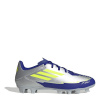 adidas F50 Club Firm Ground Football Boots Silver/Blue 9 (43.3)