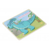 Wiky Vkladačka dinosaurus drevená 18x14,5cm