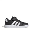 adidas Grand Court Child Boys Trainers Black/White C12 (30.5)