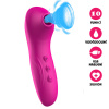 Vakuový vibrátor USB Clit & Nipple Vibe růžový