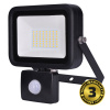 Solight WM-50WS-L LED reflektor PRO 50W, 4600lm, 5000K, IP44, čierna, so senzorom