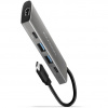 Axagon HMC-5G21 dokovacia stanica a replikátor portov Kábel USB 3.2 Gen 2 (3.1 Gen 2) Type-C Šedá (HMC-5G21)