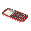 EVOLVEO EasyPhone XD, mobilný telefón pre seniorov s nabíjacím stojanom, červeno-strieborný