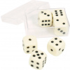 Kocky na poker sada 6ks (Sada pokrový kociek v praktickom plastovom boxe)