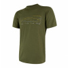 Pánske tričko Sensor Merino Active PT Track s krátkym rukávom Safari - S