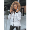 Svetlosivá lesklá zimná bunda SPARKLE TY3952 L
