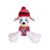 Aurora Plyšový psík Marshall - červený v zimnej čiapke - Paw Patrol - 50 cm
